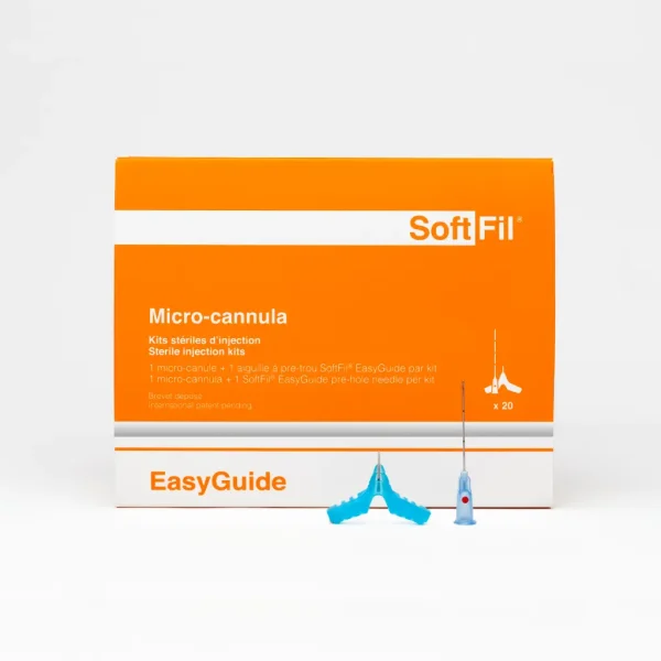 Microcanula 23G x 30mm cu ac preinjectare. SoftFil EasyGuide