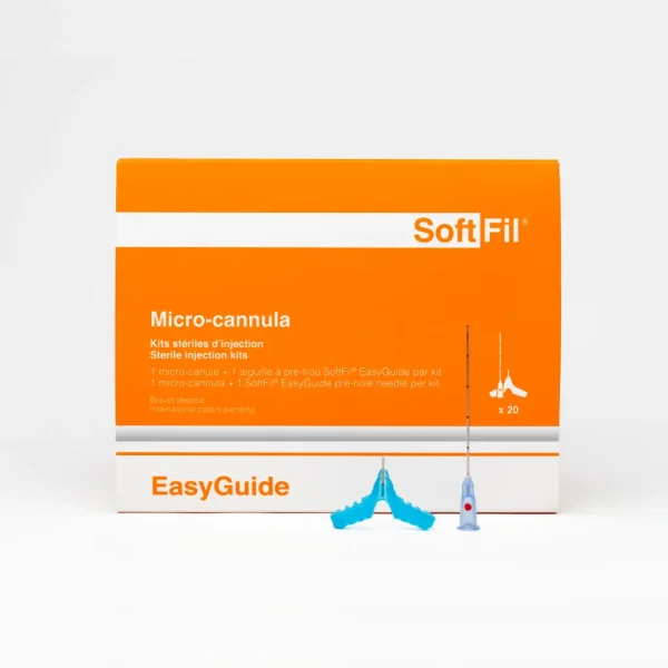 Microcanula 23G x 50mm cu ac preinjectare. SoftFil EasyGuide