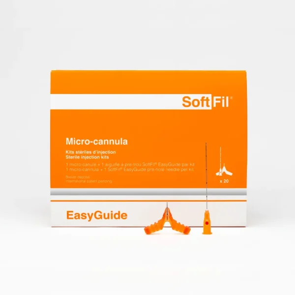 Microcanula 25G x 50mm cu ac preinjectare. SoftFil EasyGuide